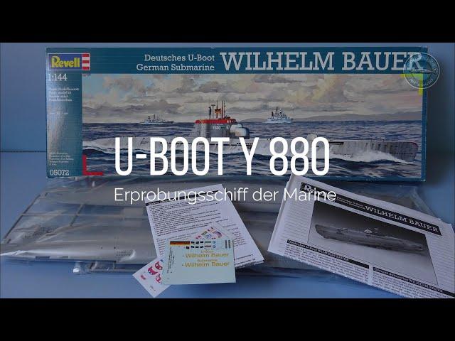 Modellbau "UNBOXING" Revell 05072 Uboot "Wilhelm Bauer" Y 880 1:144