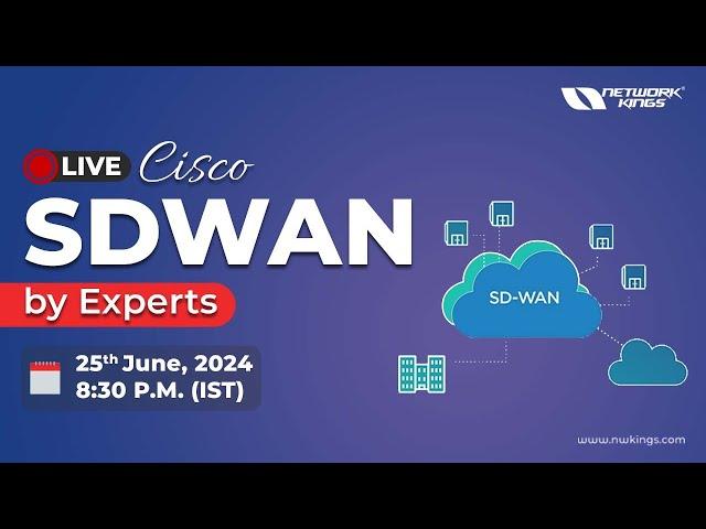 CISCO SDWAN By Top Industry Expert |  Network Kings