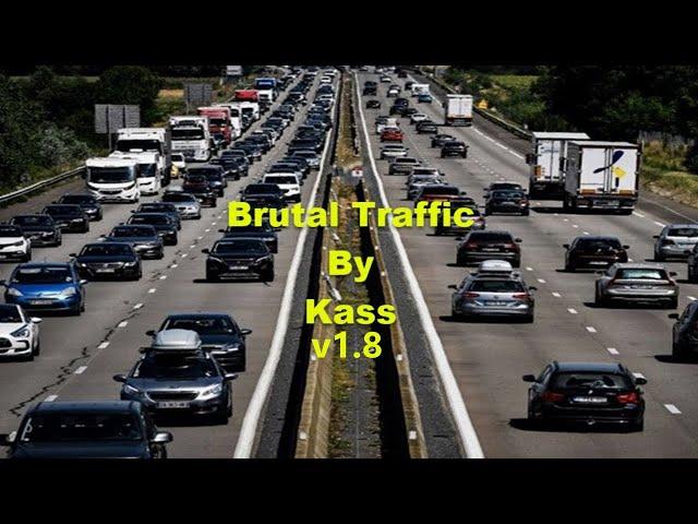 Euro Truck Simulator 2 ▶️ Mod Brutal Traffic - V1.8 