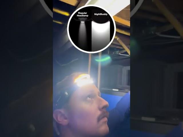 THE BEST HEADLAMP! Night Buddy!! PROMO davedoc LINK IN COMMENTS #tools #plumber #plumbing #handyman