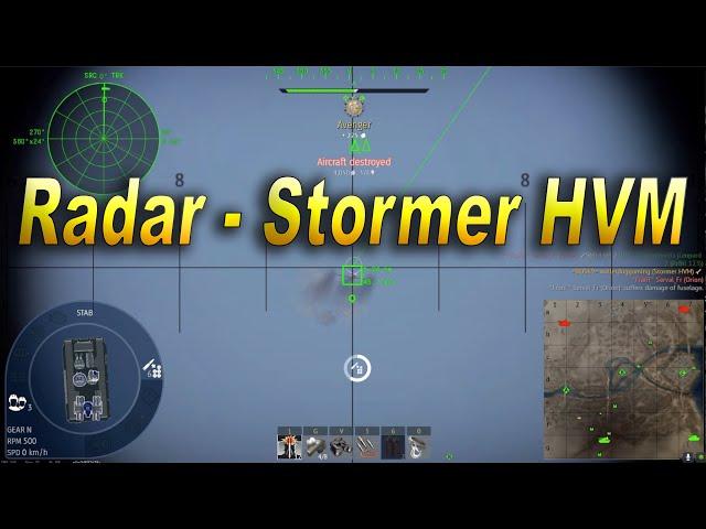 How To Use Radar Stormer HVM War Thunder Tutorial