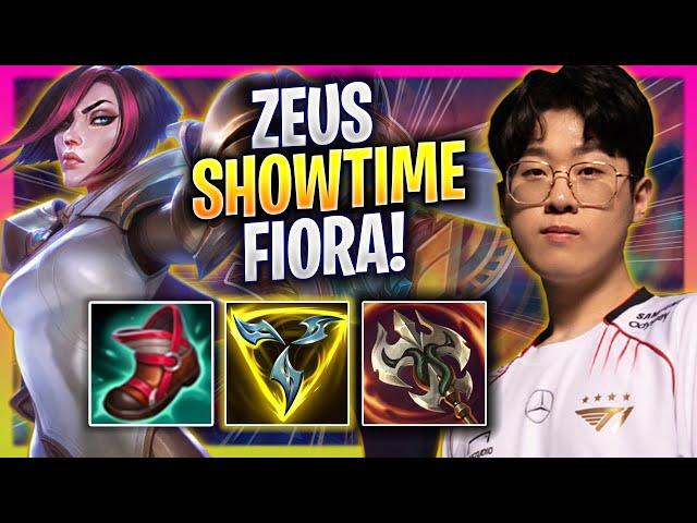 ZEUS SHOWTIME WITH FIORA! - T1 Zeus Plays Fiora TOP vs Darius! | Bootcamp 2024