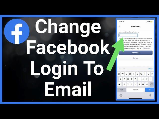 How To Change Facebook Login Phone Number To Email