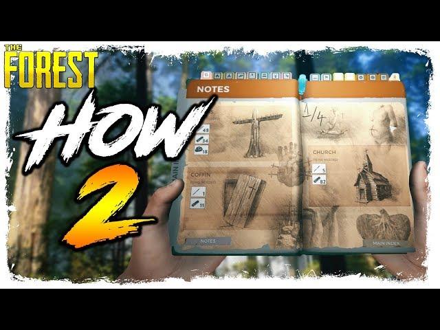 The Forest | HOW TO FIND ALL BLUEPRINTS | New Update Structures