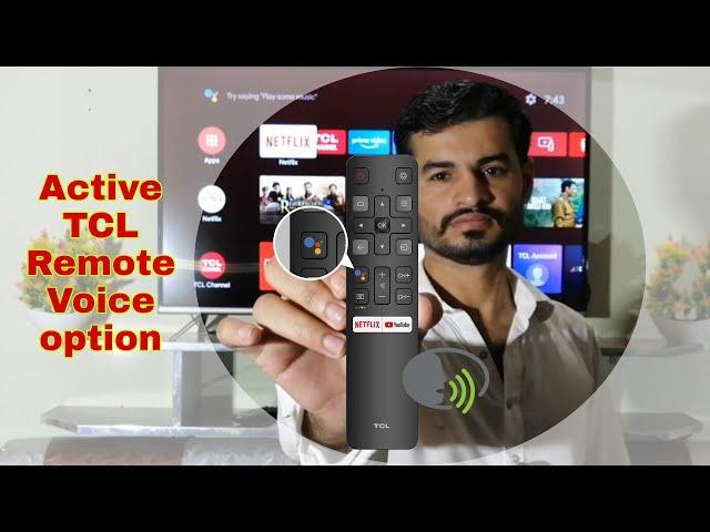 TCL Android LED TV Remote Voice setting / Use Your Remote as a MIC / TCL LED TV Remote settinge