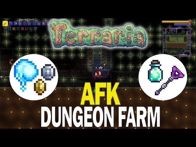 AFK Dungeon Mob Grinder | Ectoplasm, Money & Items Farm | Terraria Guide