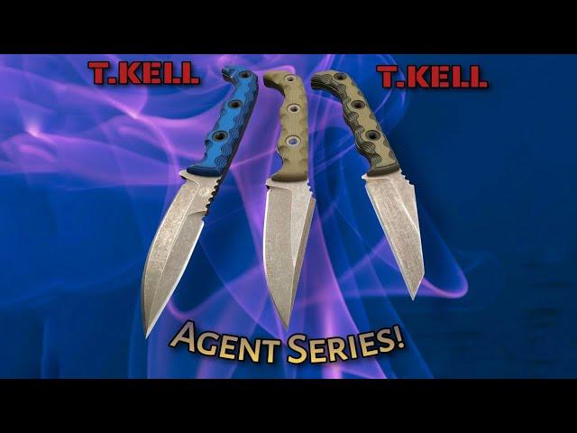 TKELL Agent Series!  An In-Depth Look at the 001, 002 & 003 Fixed Blades!