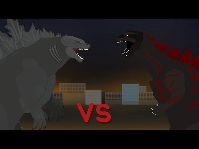 Godzilla 2019 vs Shin Godzilla Full Animation