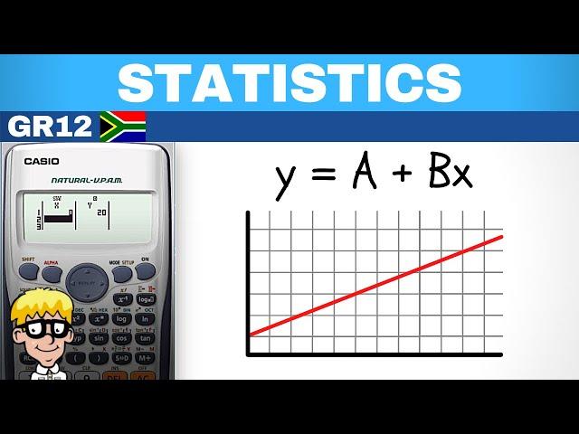 Statistics Grade 12 : line of best fit