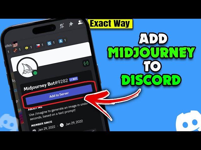 How To Add Midjourney To Discord Server mobile (2024)