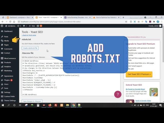 How To Add robots.txt File In WordPress || All Posts Will Be Indexing 2021