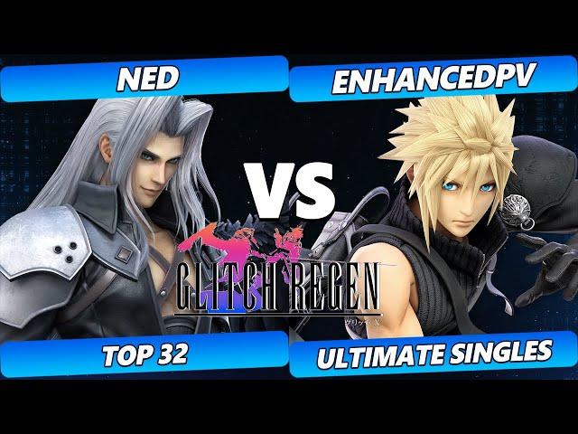 Glitch Regen  - Ned (Sephiroth) Vs. enhancedpv (Cloud, Wolf) Smash Ultimate Tournament