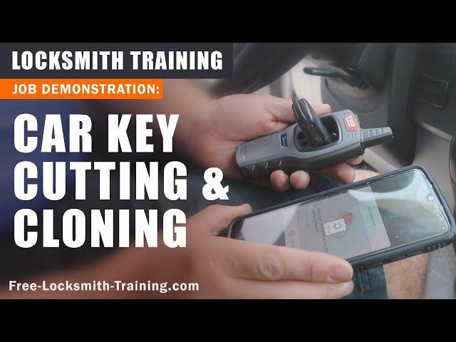 Vehicle Key Duplication & Cloning | How to Cut and Program a Car Key | Free-Locksmith-Training.com