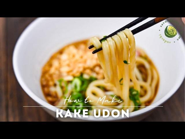 Simple Udon Soup Recipe (Basic Japanese Kake Udon)