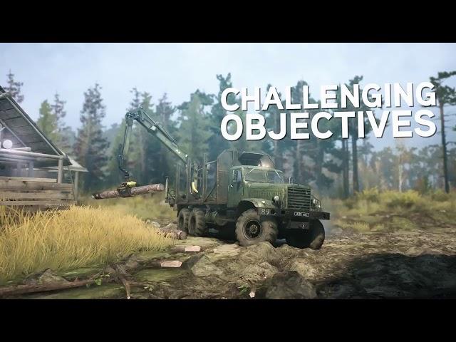 Spintires: MudRunner — трейлер игрового процесса