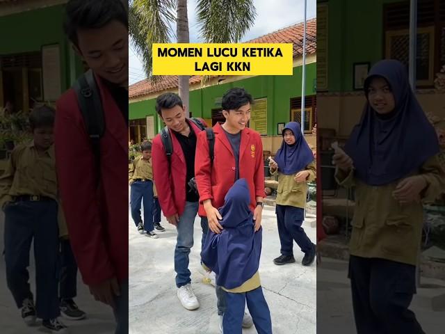 momen lucu ketika bocil jatuh cinta sama cowok ganteng KKN ‼️ #lucu #ngakak #kkn #jatuhcinta #shorts