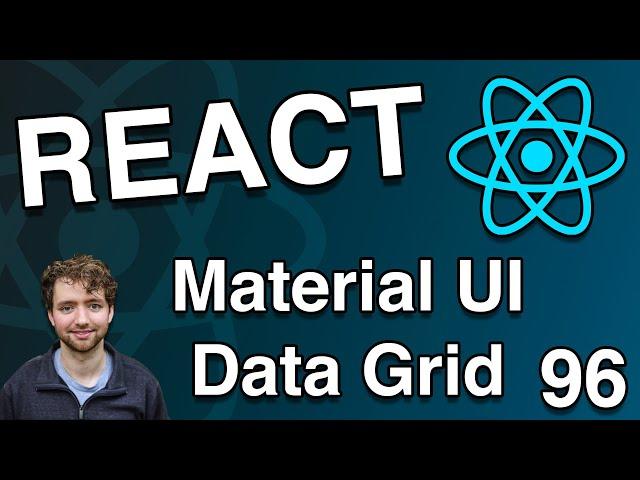 Data Grid Table with Material UI - React Tutorial 96