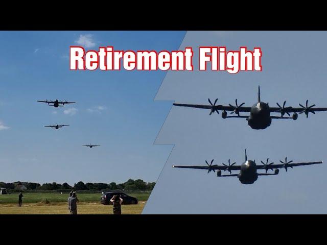 C-130 retirement fly past RAF Mildenhall June 14th 2023