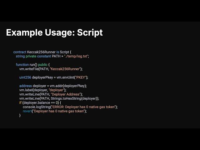 Forge Scripting: Deploying contracts & executing functions made easy