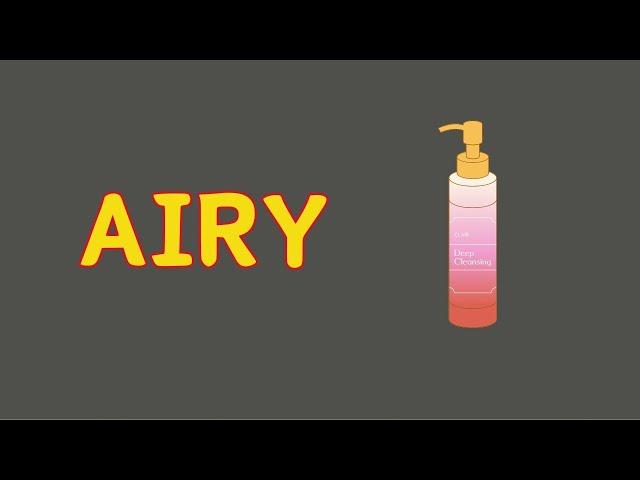 What Does AIRY Means || Meanings And Definitions With Example in ENGLISH