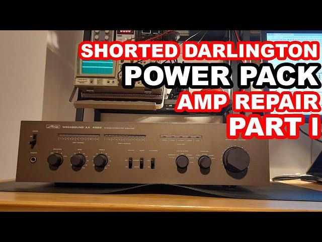 Metz Amplifier Troubleshooting and Repair - Shorted Power Pack (Part 1)