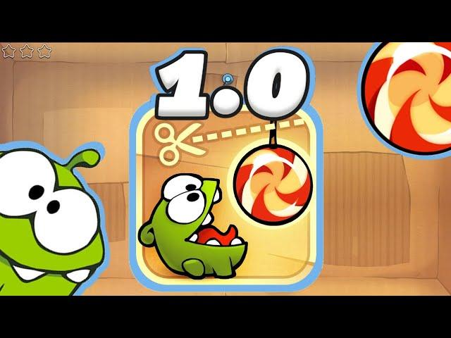 Самая первая версия Cut the rope. 1.0, старый логотип. #cuttherope #oldgames