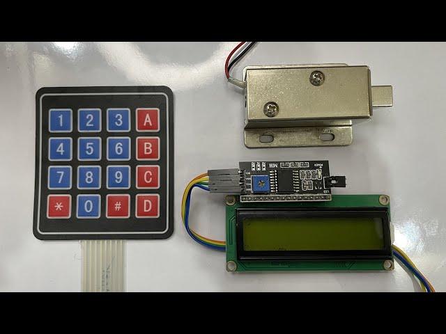 TUTORIAL ON ELECTRONIC DOOR LOCK USING ARDUINO UNO,  LCD I2C, 4X4 KEY PAD AND 12V SOLENOID DOOR LOCK