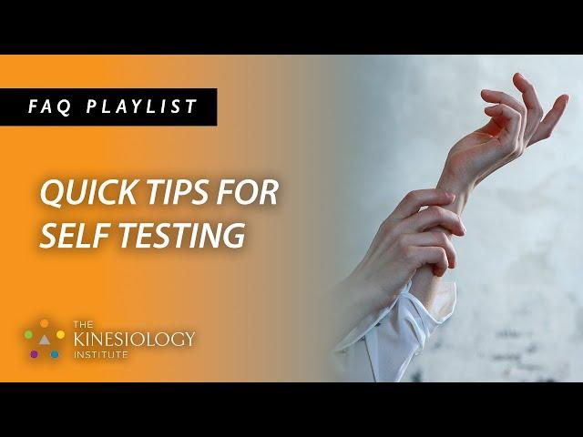 Quick Tips for Self Testing | FAQs