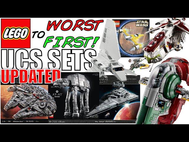 LEGO Worst To First | ALL LEGO Star Wars UCS Sets! (UPDATED)