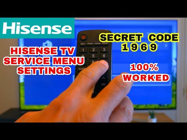 How to Access Hisense TV Service Menu Settings - Hidden Feature of Hisense TV | Secret Code