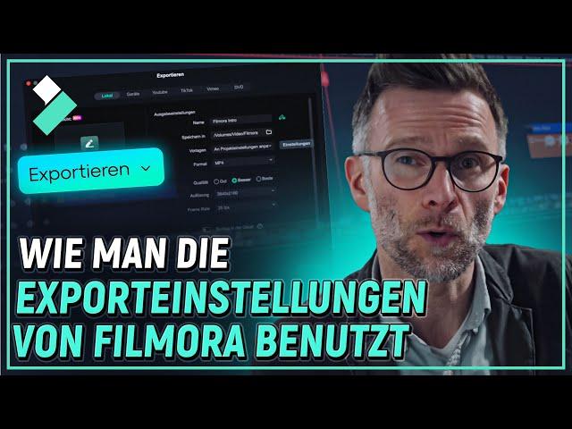 Wie man die Exporteinstellungen von Filmora benutzt | Wondershare Filmora Tutorial