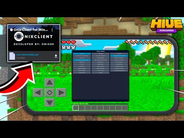 Onix Client Mobile... (Minecraft Bedrock)