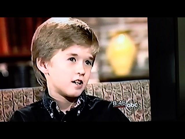 Haley Joel Osment- Good Morning America-The Sixth Sense