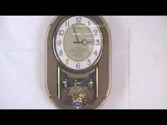 Seiko QXM329NRH Melodies In Motion Clock