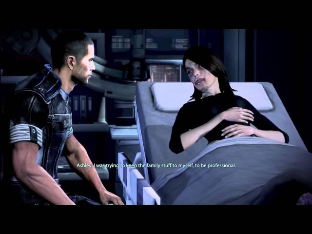 Mass Effect 3 Second Visit with Ashley Relationship Dialogue (Miranda Cheating)