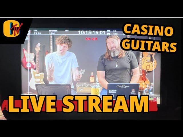 Casino Guitars Live Stream Discussion - Asheville Guitar Show