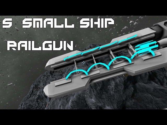 SpaceEngineers Small Ship Railgun