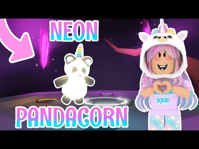 Making a Neon PANDACORN in Adopt Me! 