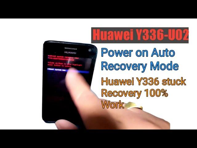 How do fix Huawei Y336 Recovery Mode Stuck Softwere Solution l Huawei Recovery Stuck ON Screen