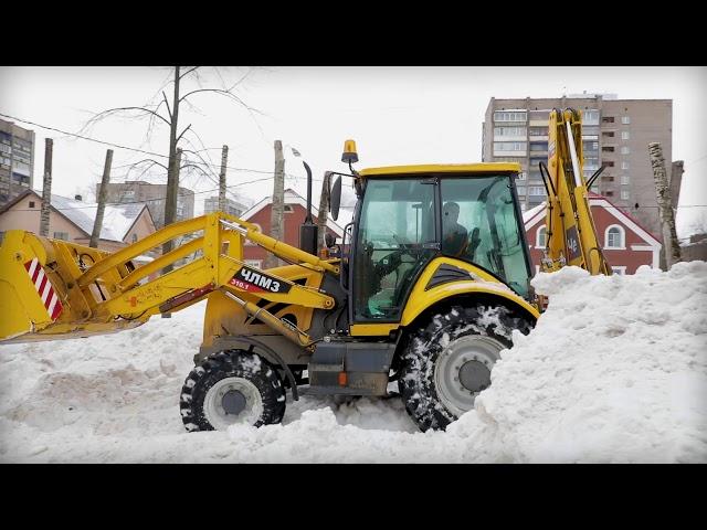 Экскаватор-погрузчик ЧЛМЗ 310 + Водоканал