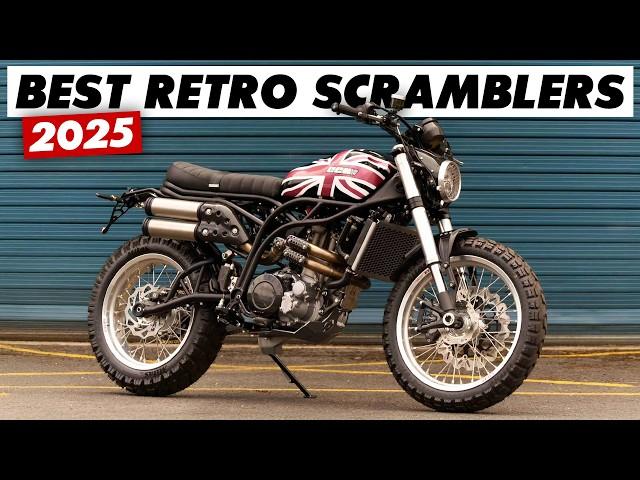 The 14 Best Retro Scrambler Motorcycles For 2025!