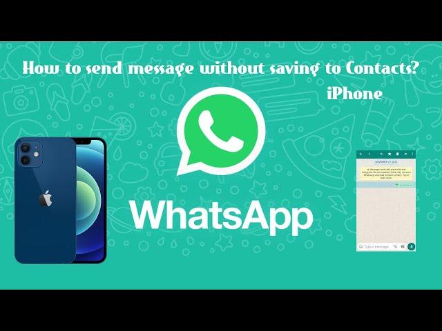 Send whatsapp message without saving number.