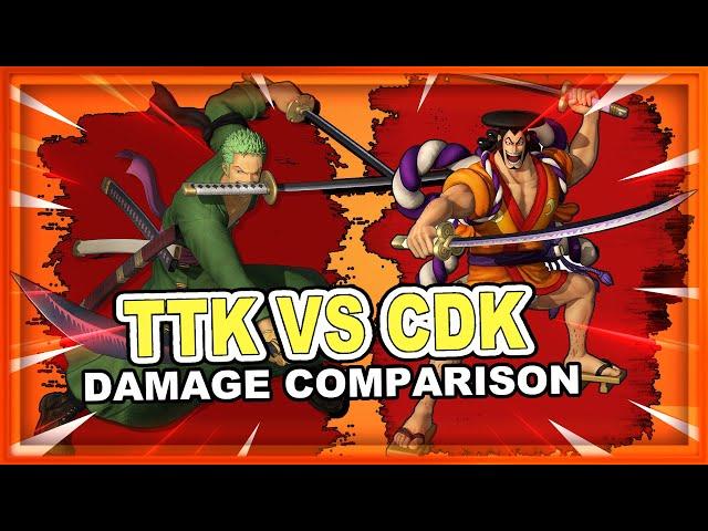 600 Mastery CDK and TTK Damage Comparison - Blox Fruits