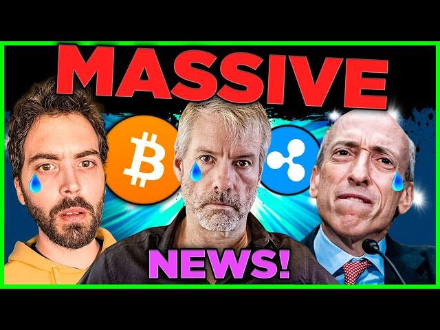 MASSIVE CRYPTO NEWS - Michael Saylor Makes BIG Mistake! Gary Gensler is DONE!