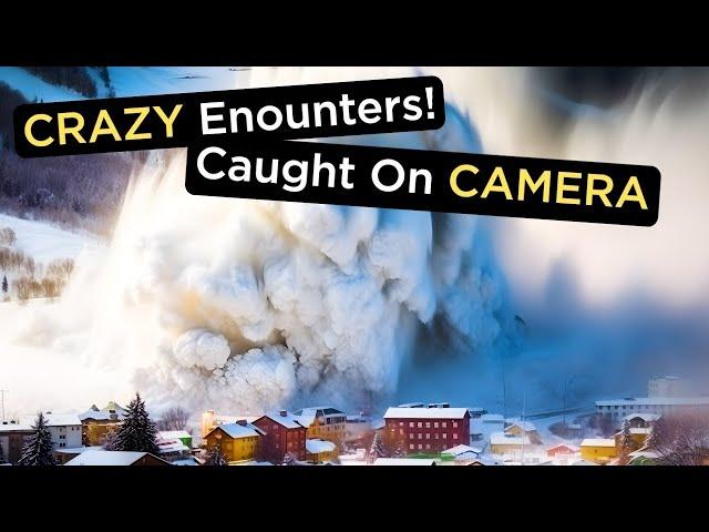 The Top 30 Most Insane Close Calls Caught On Camera