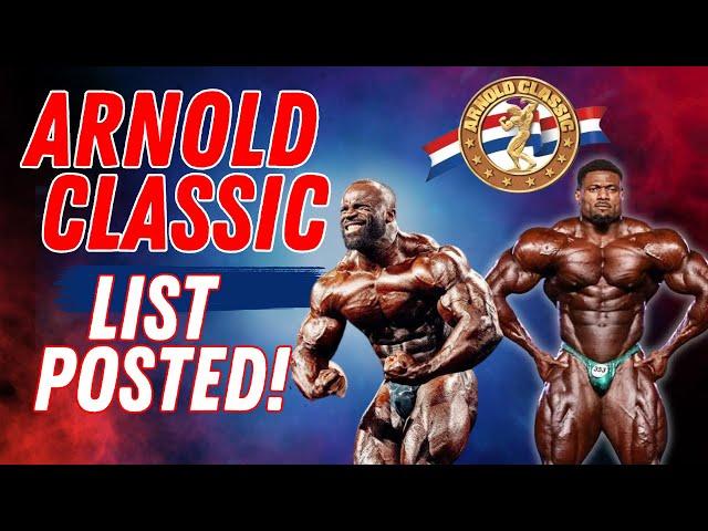 2025 Arnold Classic List is OUT!