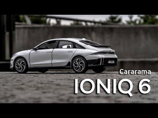 Cararama 2022 Hyundai IONIQ 6 1/38 Diecast Disassemble View | 현대 아이오닉 6 다이캐스트 분해 영상