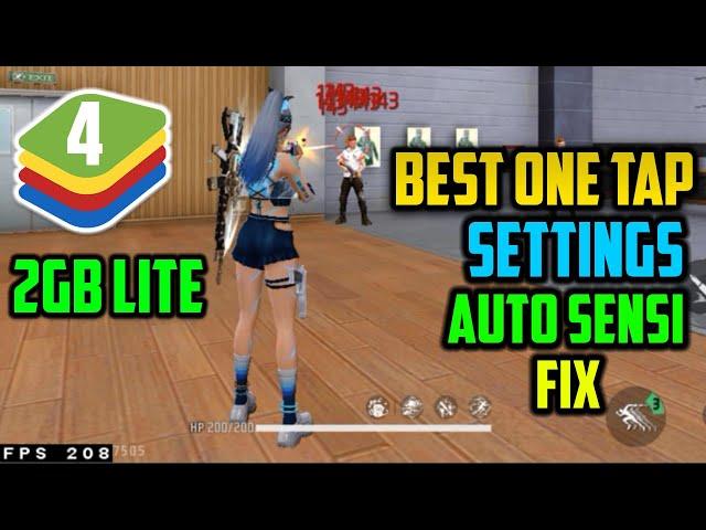 Bluestacks 4 old Version Best One tap Settings | Bluestacks 4 Auto Sensitivity Problem Fix 2023