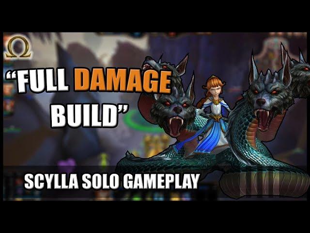 SMITE Scylla - Solo - FULL DAMAGE BUILD - 5.15