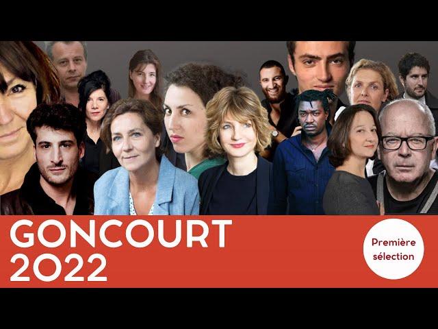 La sélection du Goncourt 2022